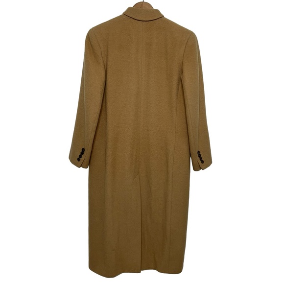Lauren Ralph Lauren Camel Overcoat Vintage Y2K Made In USA Size 4 Petite - Picture 4 of 17